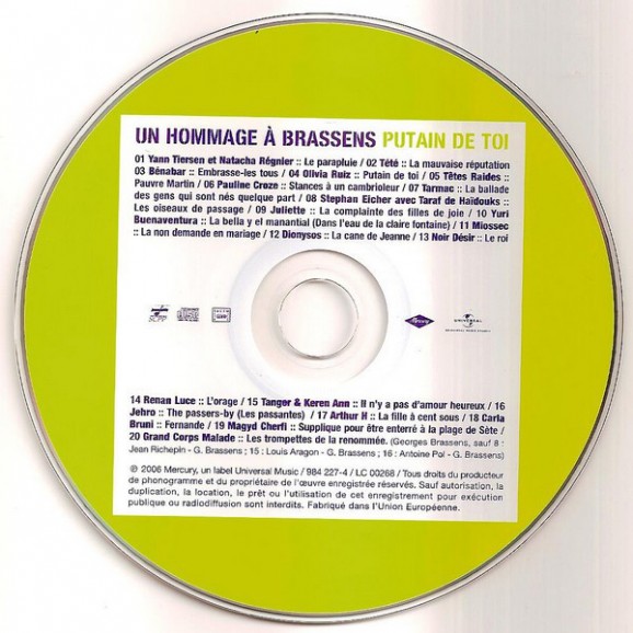 Putain De Toi - Un Hommage À Brassens