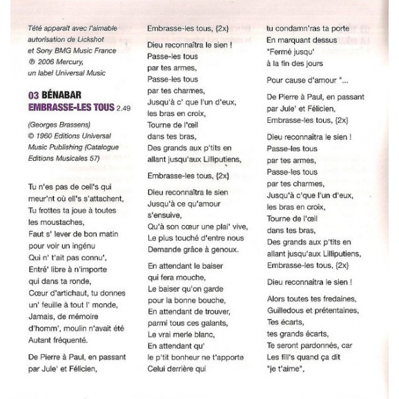 Putain De Toi - Un Hommage À Brassens