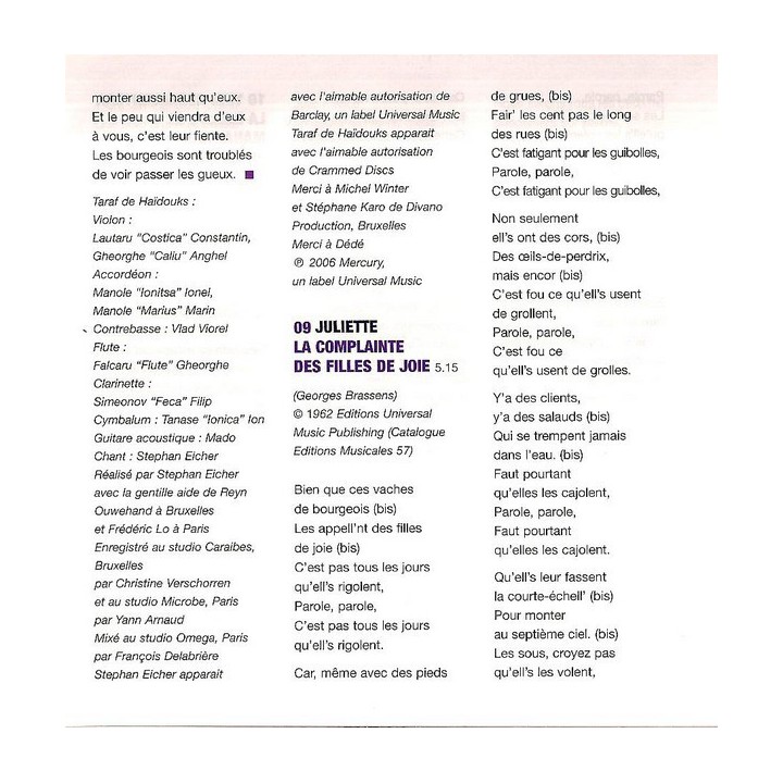 Putain De Toi - Un Hommage À Brassens