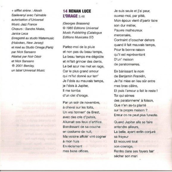 Putain De Toi - Un Hommage À Brassens