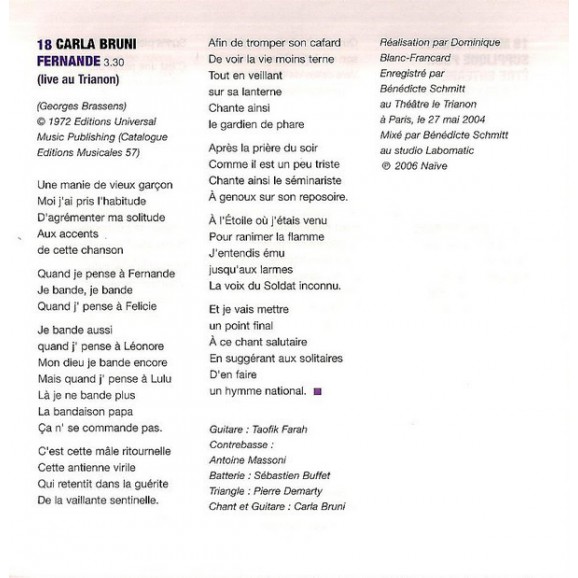 Putain De Toi - Un Hommage À Brassens