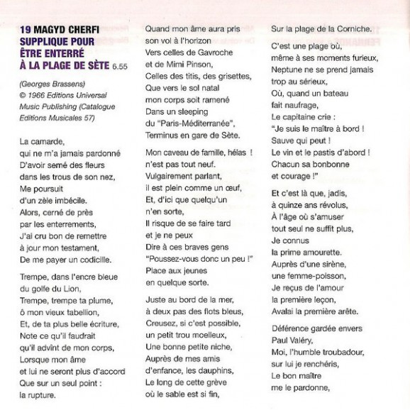 Putain De Toi - Un Hommage À Brassens
