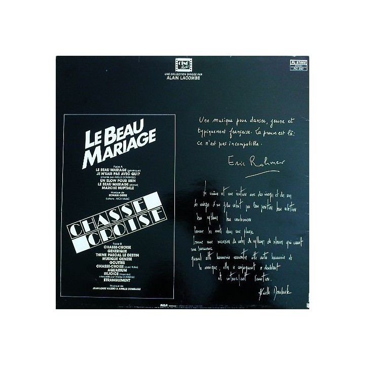 Le Beau Mariage / Chasse-Croisé (Bande Originale Du Film)